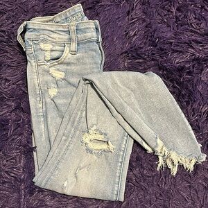 American Eagle Distressed High Rise Jegging